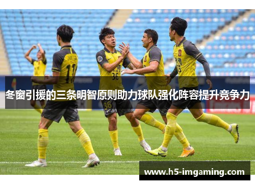 冬窗引援的三条明智原则助力球队强化阵容提升竞争力